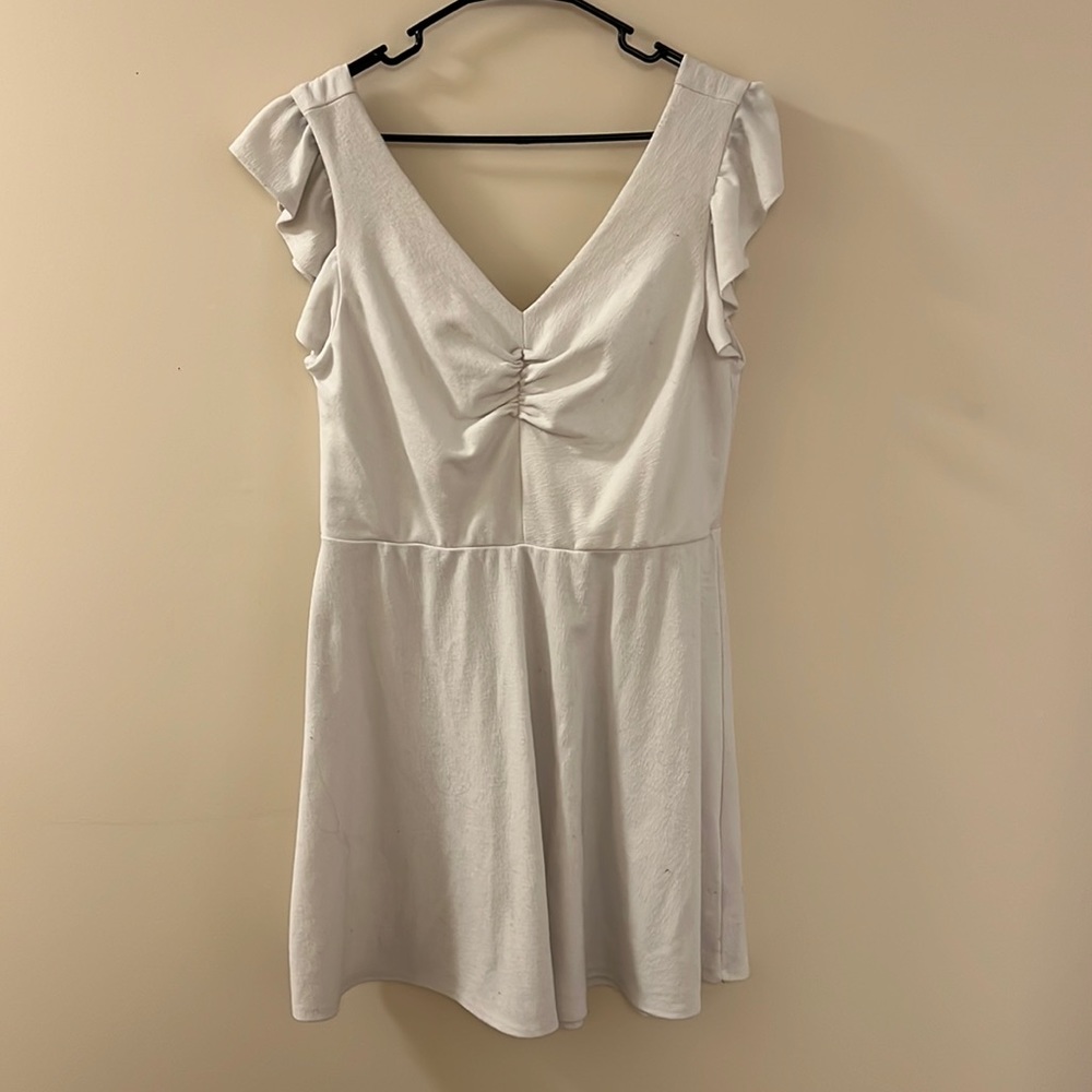 Lily White Francesca’s White Mini Dress - Picture 1 of 3